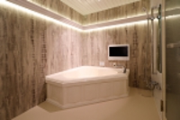 210号室　浴室からの眺望